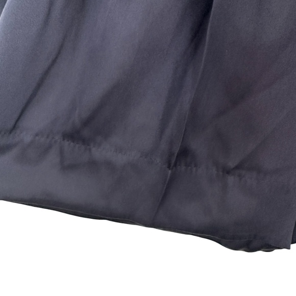 NWT Escada Navy Blue Silk Shorts Size 42/US 12 - Picture 2 of 6